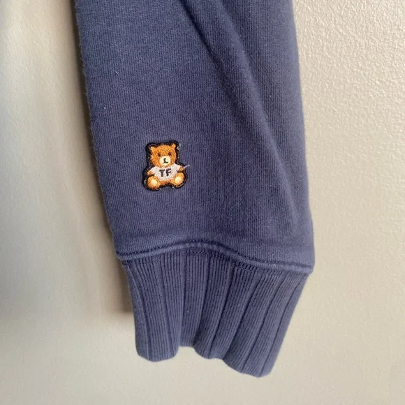 Teddy Fresh University Dark Blue Sweatershirt Size Small - Picture 3 of 7